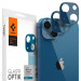 Spigen Glass tR Optik Lens Protector 2 Pack - комплект 2 броя предпазни стъклени протектора за камерата на iPhone 13, iPhone 13 mini (син) 1