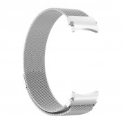 Tech-Protect Milanese 2 Steel Band 20mm - каишка от неръждаема стомана за Galaxy Watch, Huawei Watch, Xiaomi, Garmin и други (20мм) (сребрист) 1