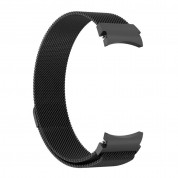 Tech-Protect Milanese 2 Steel Band 20mm - каишка от неръждаема стомана за Galaxy Watch, Huawei Watch, Xiaomi, Garmin и други (20мм) (черен) 1