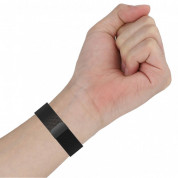 Tech-Protect Milanese 2 Steel Band 20mm - каишка от неръждаема стомана за Galaxy Watch, Huawei Watch, Xiaomi, Garmin и други (20мм) (черен) 3