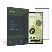 Hofi Glass Pro Plus Tempered Glass - калено стъклено защитно покритие за дисплея на Google Pixel 6 (черен-прозрачен)