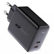 Acefast Dual Fast 40W Charger A9 - захранване за ел. мрежа смартфони и таблети с 2xUSB-C изхода и с технология за бързо зареждане (черен) 2
