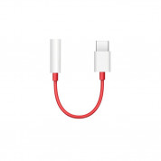 OnePlus USB-C to 3.5mm Adapter - пасивен адаптер USB-C към 3.5 мм. за устройства с USB-C порт (червен) (bulk) 2