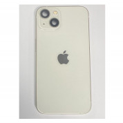 Apple iPhone 13 Backcover Full Assembly - оригинален резервен заден капак заедно с Lightning порт, безжично зареждане и бутони (бял) 2