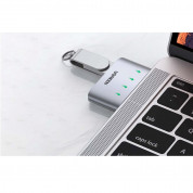 Ugreen USB-C to Dual USB-A Adapter - адаптер за свързване от USB-C към 2 x USB-A 3.0 (тъмносив) 1