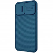 Nillkin CamShield Pro Magnetic Case - хибриден удароустойчив кейс с MagSafe за iPhone 13 Pro Max (син)
