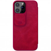Nillkin Qin Book Pro Leather Flip Case for Apple iPhone 13 Pro (red)