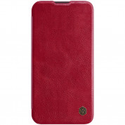 Nillkin Qin Book Pro Leather Flip Case for Apple iPhone 13 Pro (red) 1