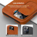 Nillkin Qin Book Pro Leather Flip Case - кожен калъф, тип портфейл за iPhone 13 Pro (червен)  4