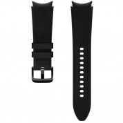 Samsung Classic Leather Strap 20mm M/L (ET-SHR89LBE) - оригинална кожена каишка за Samsung Galaxy Watch, Huawei Watch, Xiaomi, Garmin и други часовници с 20мм захват (черен)