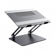 Nillkin ProDesk Adjustable Laptop Stand - сгъваема алуминиева поставка за MacBook и лаптопи от 11 до 17 инча (тъмносив)