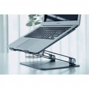 Nillkin ProDesk Adjustable Laptop Stand - сгъваема алуминиева поставка за MacBook и лаптопи от 11 до 17 инча (тъмносив) 7