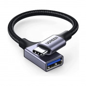 Ugreen USB-C to USB-A 3.0 OTG Adapter (gray) (10 cm) 1