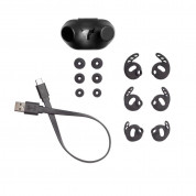 JBL Under Armour Project Rock TWS X Headphones - безжични спортни Bluetooth слушалки с микрофон за мобилни устройства (черен) (JBL FACTORY RECERTIFIED) 12