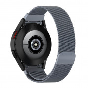Tech-Protect Milanese 2 Steel Band 20mm - каишка от неръждаема стомана за Galaxy Watch, Huawei Watch, Xiaomi, Garmin и други (20мм) (сив) 2