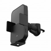 Samsung Wireless Charging 15W Car Vent Holder (GP-PLU021S) - поставка за радиатора на кола с безжично зареждане за Qi съвместими смартфони (черен)