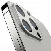 Spigen Optik Lens Protector - комплект 2 броя предпазни стъклени протектора за камерата на iPhone 13 Pro, iPhone 13 Pro Max (сребрист) 1