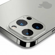 Spigen Optik Lens Protector - комплект 2 броя предпазни стъклени протектора за камерата на iPhone 13 Pro, iPhone 13 Pro Max (сребрист) 2
