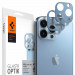 Spigen Optik Lens Protector - комплект 2 броя предпазни стъклени протектора за камерата на iPhone 13 Pro, iPhone 13 Pro Max (син) 1