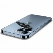 Spigen Optik Lens Protector - комплект 2 броя предпазни стъклени протектора за камерата на iPhone 13 Pro, iPhone 13 Pro Max (син) 5