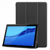 Tech-Protect Smartcase - кожен кейс и поставка за Huawei MediaPad M5 Lite 10.1 (черен) (bulk)