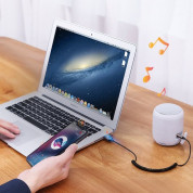 Ugreen USB Wireless Bluetooth 5.0 AUX Audio Adapter - безжичен блутут аудио адаптер, чрез който можете да прехвърлите звука от телевизор или компютър към слушалки или аудио система (черен) 14