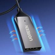 Ugreen USB Wireless Bluetooth 5.0 AUX Audio Adapter - безжичен блутут аудио адаптер, чрез който можете да прехвърлите звука от телевизор или компютър към слушалки или аудио система (черен) 6