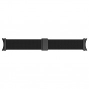 Samsung GP-TYR870SAABW Classic Milanese Loop (M/L) - оригинална каишка от неръждаема стомана за Samsung Galaxy Watch 4 44mm (черен) 