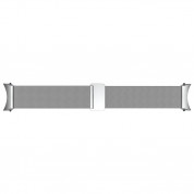 Samsung Classic Milanese Loop 20mm M/L (GP-TYR870SAASW) - оригинална каишка от неръждаема стомана за Samsung Galaxy Watch 4 44мм (сребрист) 1