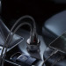 Baseus Digital Display PPS Dual Quick Car Charger 45W (TZCCBX-C0G) - зарядно за кола с USB-A и USB-C изходи с технология за бързо зареждане и USB-C кабел (черен) 6