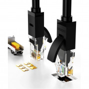 Ugreen Ethernet Patchcord Cable RJ45 Cat 6 UTP 1000 Mbps кабел (100 см) (лилав) 4