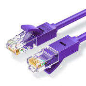 Ugreen Ethernet Patchcord Cable RJ45 Cat 6 UTP 1000 Mbps кабел (100 см) (лилав)
