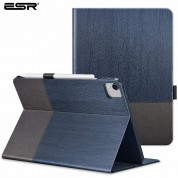 ESR Urban Premium Folio Case - текстилен калъф и поставка за  iPad Pro 11 (2021), iPad Pro 11 (2020), iPad Pro 11 (2018) (тъмносин) 1