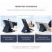 Nillkin SnapBase Magnetic Stand Leather - кожена поставка за прикрепяне към iPhone с MagSafe (тъмносин) 2