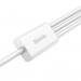 Baseus Superior 3-in-1 USB Cable (CAMLTYS-02) - универсален USB кабел с Lightning, microUSB и USB-C конектори (150 см) (бял) 3