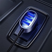 Joyroom Multi 5 Port USB-A Car Charger 31W - зарядно за кола с 5xUSB-A порта за смартфони, таблети и мобилни устройства (черен) 3