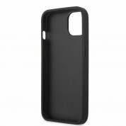 Guess Saffiano PU Leather Hard Case - дизайнерски кожен кейс за iPhone 13 (син) 4