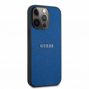Guess Saffiano PU Leather Hard Case for iPhone 13 Pro (blue) 2
