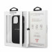 Guess Saffiano PU Leather Hard Case - дизайнерски кожен кейс за iPhone 13 Pro Max (черен) 6