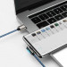 Baseus Legend Elbow USB to USB-C Cable PD 2.0 66W (CACS000403) - здрав кабел с въжена оплетка и бързо зареждане за устройства с USB-C порт (100 см) (син) 9
