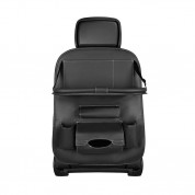 Foldable Mini Shelf Multifunctional Car Seat Organizer (black) 3