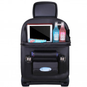 Foldable Mini Shelf Multifunctional Car Seat Organizer (black) 1
