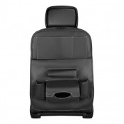 Foldable Mini Shelf Multifunctional Car Seat Organizer - сгъваем органайзер за седелаката на автомобил (черен) 2