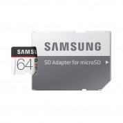 Samsung MicroSDHC Pro Endurance 64GB UHS-I 4K UltraHD (клас 10) - microSDHC памет със SD адаптер за Samsung устройства (подходяща за видеонаблюдение) 4