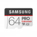 Samsung MicroSDHC Pro Endurance 64GB UHS-I 4K UltraHD (клас 10) - microSDHC памет със SD адаптер за Samsung устройства (подходяща за видеонаблюдение) 1