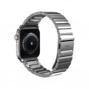 Uniq Strova Stainless Steel Band - стоманена каишка за Apple Watch 42мм, 44мм, 45мм, Ultra 49мм (сребрист) 1