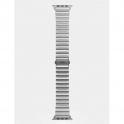 Uniq Strova Stainless Steel Band - стоманена каишка за Apple Watch 42мм, 44мм, 45мм (сребрист) 3