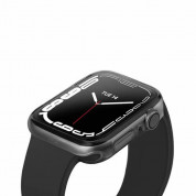 Uniq Glase Dual Pack Case for Apple Watch 7 45mm (clear-black) 2