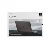 Uniq Husk Pro Claro Case - предпазен поликарбонатов кейс за MacBook Pro 13 (2016-2020), MacBook Pro 13 M1 (2020) (черен) 5