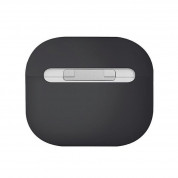 Uniq AirPods 3 Lino Silicone Case - силиконов (TPU) калъф за Apple AirPods 3 (черен) 1